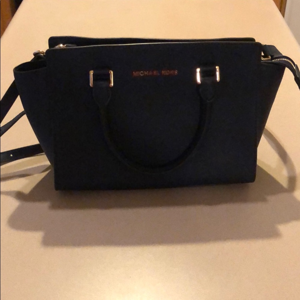Blue MK purse